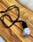 sarah belle handmade crystal talisman necklace
