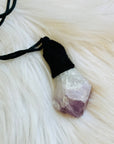 sarah belle handmade crystal talisman necklace
