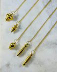 Sarah Belle Gold Pendulum