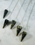 Sarah Belle Labradorite Crystal Pendulum