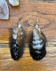 Sarah Belle Handmade Feather Earrings
