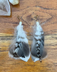 Sarah Belle Handmade Feather Earrings