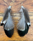 Sarah Belle Handmade Feather Earrings