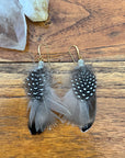 Sarah Belle Handmade Feather Earrings