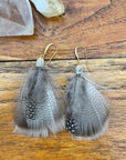 Sarah Belle Handmade Feather Earrings