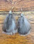 Sarah Belle Handmade Feather Earrings