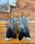 Sarah Belle Handmade Feather Earrings