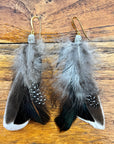 Sarah Belle Handmade Feather Earrings