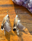 Sarah Belle Handmade Feather Earrings