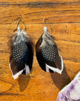 Sarah Belle Handmade Feather Earrings