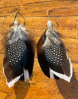 Sarah Belle Handmade Feather Earrings