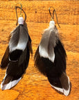 Sarah Belle Handmade Feather Earrings