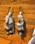 Sarah Belle Handmade Feather Earrings