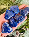 Sarah Belle Lapis Heart Palm Stone
