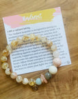 sarah belle handmade citrine bracelet for positivity