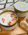 sarah belle handpoured crystal candles summer