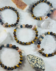Handmade bracelet with tigers eye from Sarah Belle