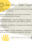 top five crystals for balancing solar plexus chakra