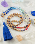 Chakra mala for balance and meditation by Sarah Belle