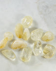 Tumbled citrine for manifestation