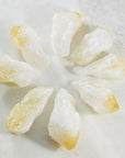 Citrine Points Healing crystal energy for focus and manifestation