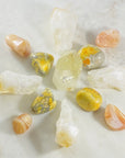Citrine Points Healing crystal energy for focus and manifestation