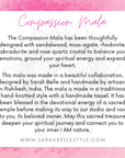 Compassion mala description from sarah belle