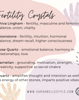 Healing crystals for fertility