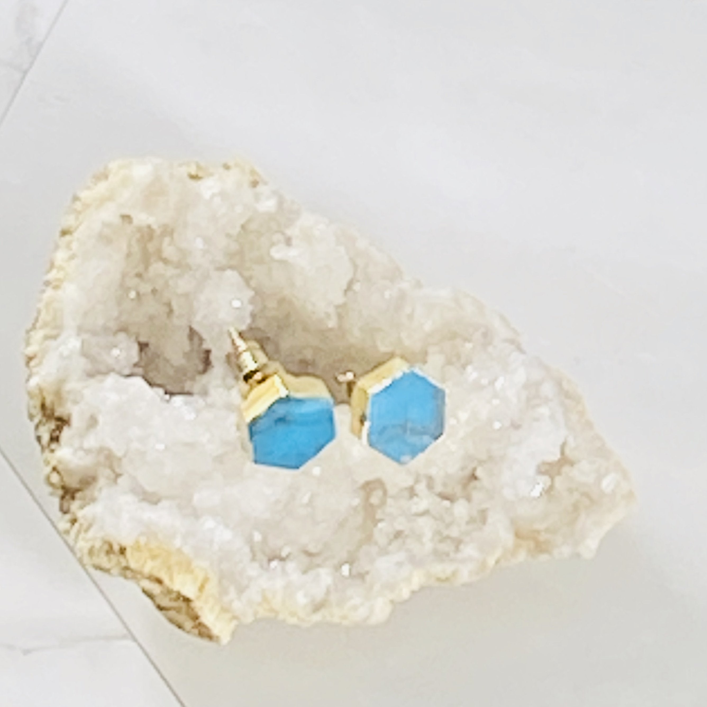 Howlite on sale stud earrings