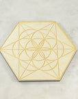 Seed of Life Wood Grid