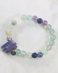 Inner Knowing Stacking Bracelet (Diffuser) with Healing Crystals for Clarity and Focus