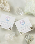 labradorite stud earrings by Sarah Belle