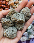 pyrite cluster by sarah belle