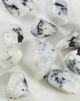 healing tumbled rainbow moonstone for connecting to your divine feminine nature