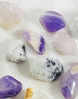 healing tumbled rainbow moonstone for connecting to your divine feminine nature