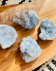 sarah belle celestite druzy cluster small high vibe