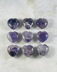 chevron amethyst heart makes a perfect gift
