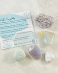 Healing crystal energy for relaxation and peace