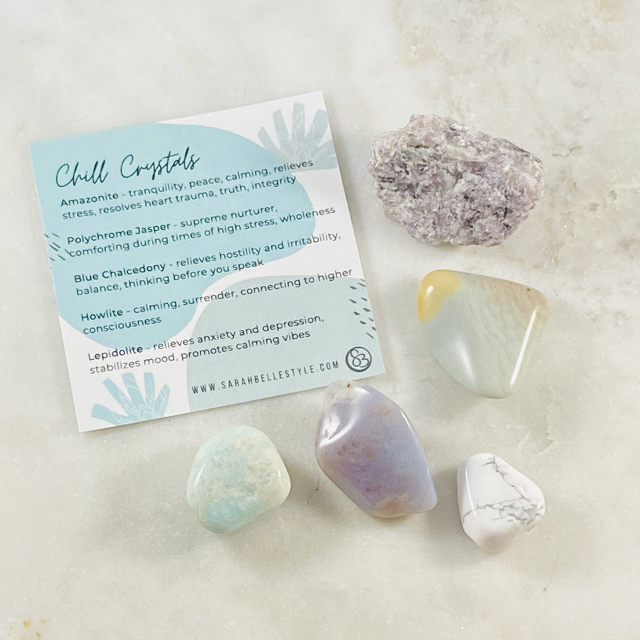 Healing crystal energy for relaxation and peace