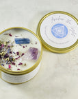 anchor the light candle dreamchaser with amethyst from sarah belle