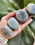 sarah belle labradorite palm stone for aura cleansing