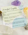 Healing crystal energy for manifesting