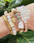 High vibe stacking bracelets from sarah belle