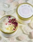 anchor the light crystal candle for self love by sarah belle