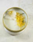 crystal candle from sarah belle for raising your vibe