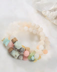 Tranquil Stacking Bracelet (Diffuser) Intuitively Created with Soothing and Calming Crystals