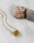 Cancer Charm Necklace with Healing Crystal Perfect Gift
