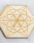 Seed of Life Wood Grid