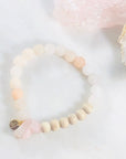 Handmade, healing gemstone bracelet to soften the heart