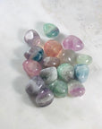 Flourite Tumbled Stones Polished Crystals for Energy Healing and Intuition